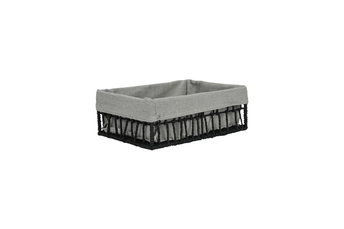 ESTIA ΚΑΛΑΘΙ ΑΠΟΘΗΚΕΥΣΗΣ & ΟΡΓΑΝΩΣΗΣ NEST 28×20×10cm ΜΑΥΡΟ