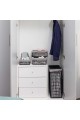 ESTIA ΚΑΛΑΘΙ ΑΠΛΥΤΩΝ NEST 37x22x55cm 2 ΘΕΣΕΩΝ ΜΑΥΡΟ