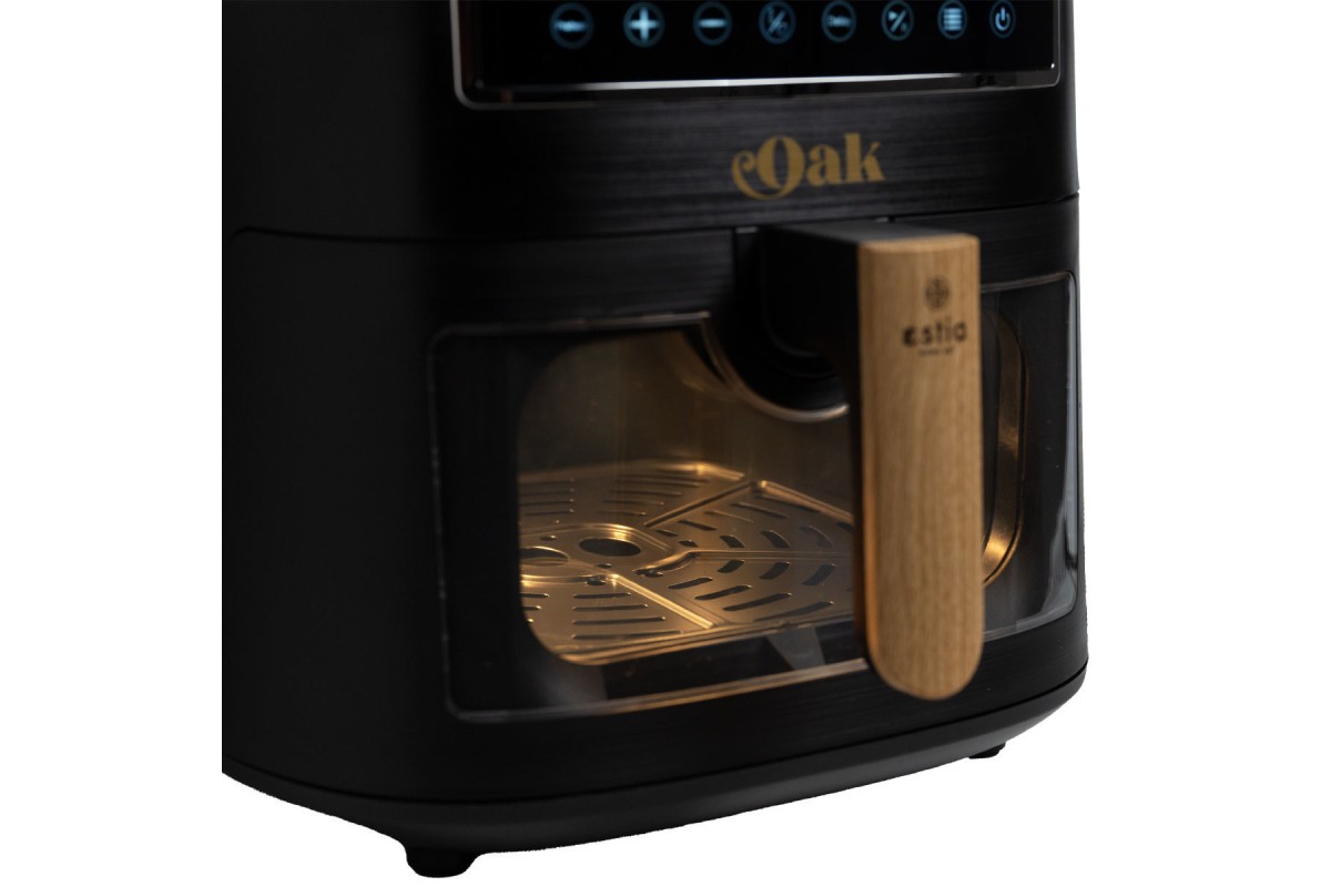 ESTIA ΦΡΙΤΕΖΑ ΑΕΡΟΣ OAK 1650w 7.2lt ME ΨΗΦΙΑΚΗ ΟΘΟΝΗ & 11 ΠΡΟΓΡΑΜΜΑΤΑ ΜΑΓΕΙΡΕΜΑΤΟΣ