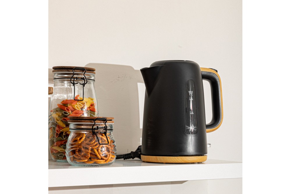 ESTIA ΒΡΑΣΤΗΡΑΣ OAK ΠΛΑΣΤΙΚΟΣ 2200w 1.7lt ΜΑΥΡΟΣ