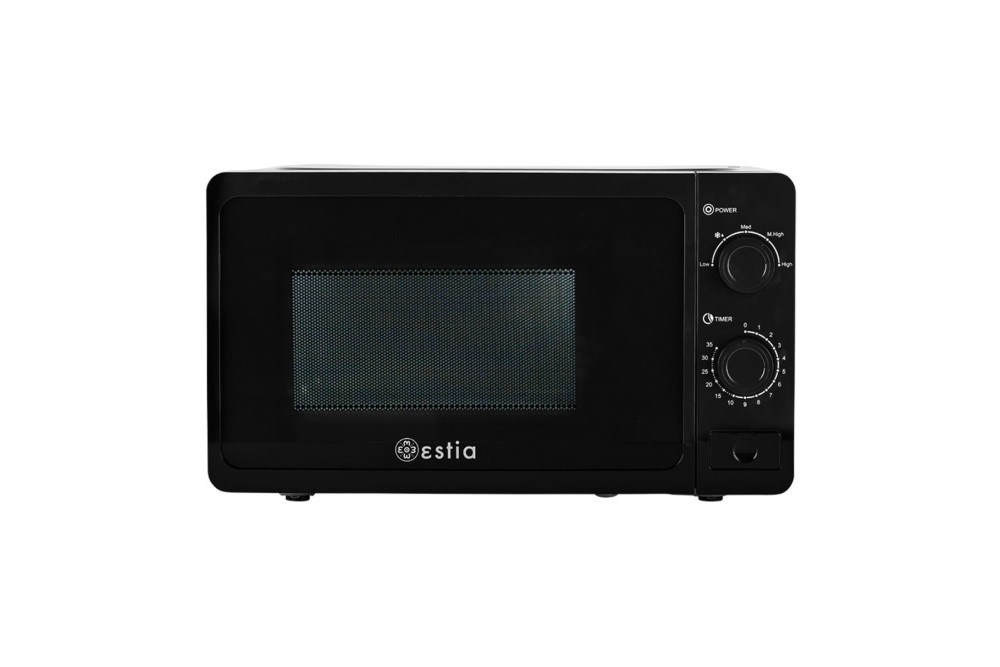 ESTIA ΦΟΥΡΝΟΣ ΜΙΚΡΟΚΥΜΑΤΩΝ WAVE PRO 700w 20lt ΜΑΥΡΟΣ