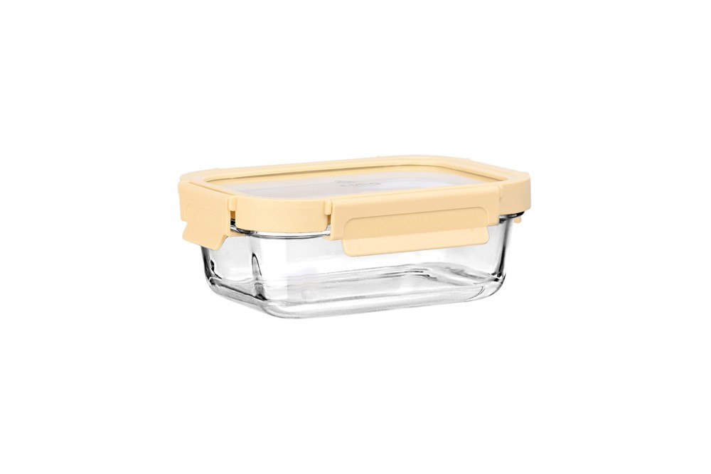ESTIA ΦΑΓΗΤΟΔΟΧΕΙΟ CLICK&SEAL ΓΥΑΛΙΝΟ 640ml 18.9x14.5x6.7 ΜΕ ΚΑΠΑΚΙ ΠΛΑΣΤΙΚΟ IVORY