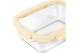 ESTIA ΦΑΓΗΤΟΔΟΧΕΙΟ CLICK&SEAL ΓΥΑΛΙΝΟ 1520ml 23.5x17.8x7.6cm ΜΕ ΚΑΠΑΚΙ ΠΛΑΣΤΙΚΟ IVORY