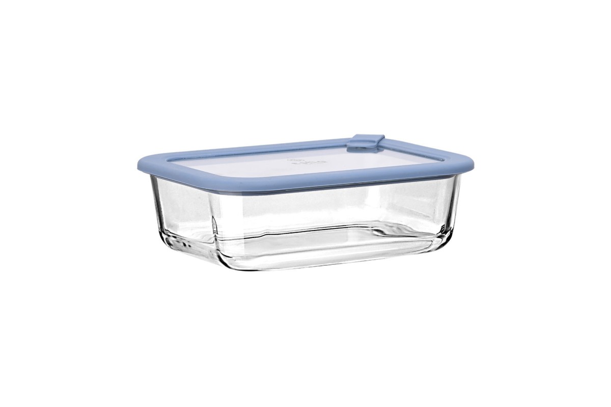 ESTIA ΦΑΓΗΤΟΔΟΧΕΙΟ COLORSEAL ΓΥΑΛΙΝΟ 1050ml 21.6x16.5x7.4cm ΜΕ ΚΑΠΑΚΙ ΣΙΛΙΚΟΝΗΣ ΜΠΛΕ ESTIA ΦΑΓΗΤΟΔΟΧΕΙΟ COLORSEAL ΓΥΑΛΙΝΟ 1050ml 21.6x16.5x7.4cm ΜΕ ΚΑΠΑΚΙ ΣΙΛΙΚΟΝΗΣ ΜΠΛΕ