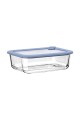 ESTIA ΦΑΓΗΤΟΔΟΧΕΙΟ COLORSEAL ΓΥΑΛΙΝΟ 1050ml 21.6x16.5x7.4cm ΜΕ ΚΑΠΑΚΙ ΣΙΛΙΚΟΝΗΣ ΜΠΛΕ ESTIA ΦΑΓΗΤΟΔΟΧΕΙΟ COLORSEAL ΓΥΑΛΙΝΟ 1050ml 21.6x16.5x7.4cm ΜΕ ΚΑΠΑΚΙ ΣΙΛΙΚΟΝΗΣ ΜΠΛΕ
