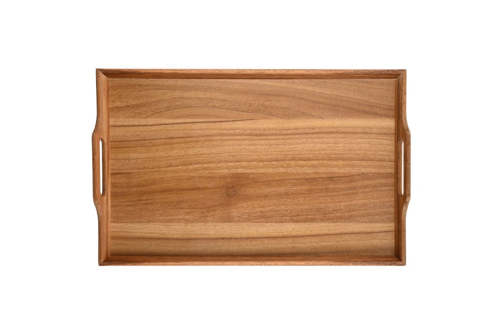 ESTIA ΔΙΣΚΟΣ ΣΕΡΒΙΡΙΣΜΑΤΟΣ ALLURE ΟΡΘΟΓΩΝΙΟΣ 48x31x5cm ΜΕ ΛΑΒΕΣ ΜΕΤΑΦΟΡΑΣ