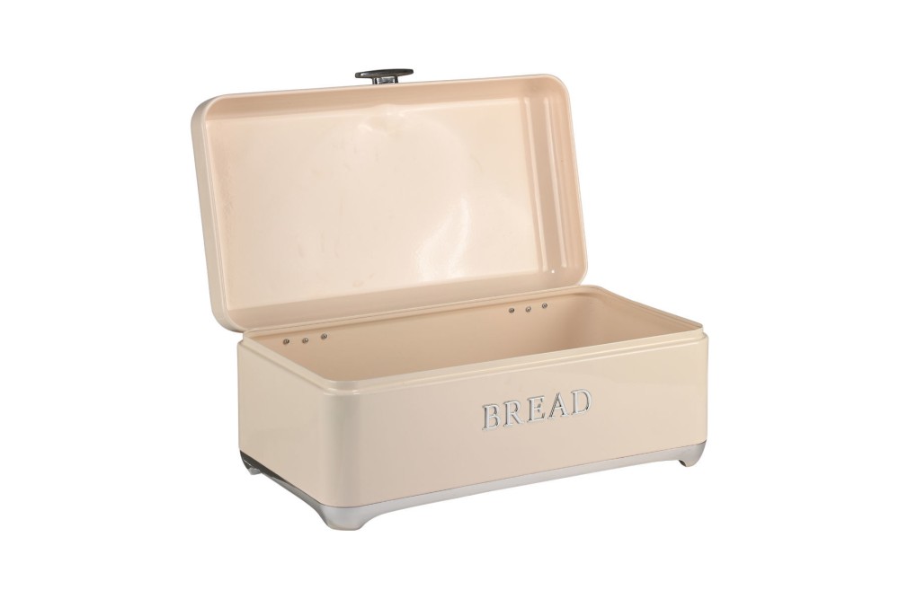 ESTIA ΨΩΜΙΕΡΑ EPOQUE ΜΕΤΑΛΛΙΚΗ 42.5x25.3x18cm ΚΡΕΜ