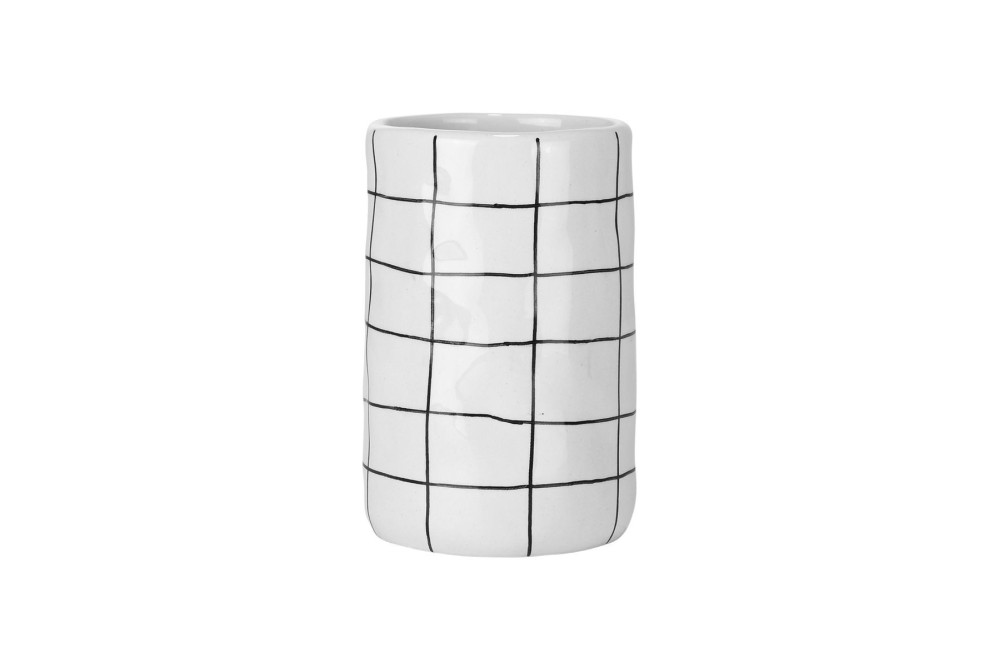 ESTIA ΠΟΤΗΡΑΚΙ ΜΠΑΝΙΟΥ CAGE ΚΕΡΑΜΙΚΟ 7.5x12cm