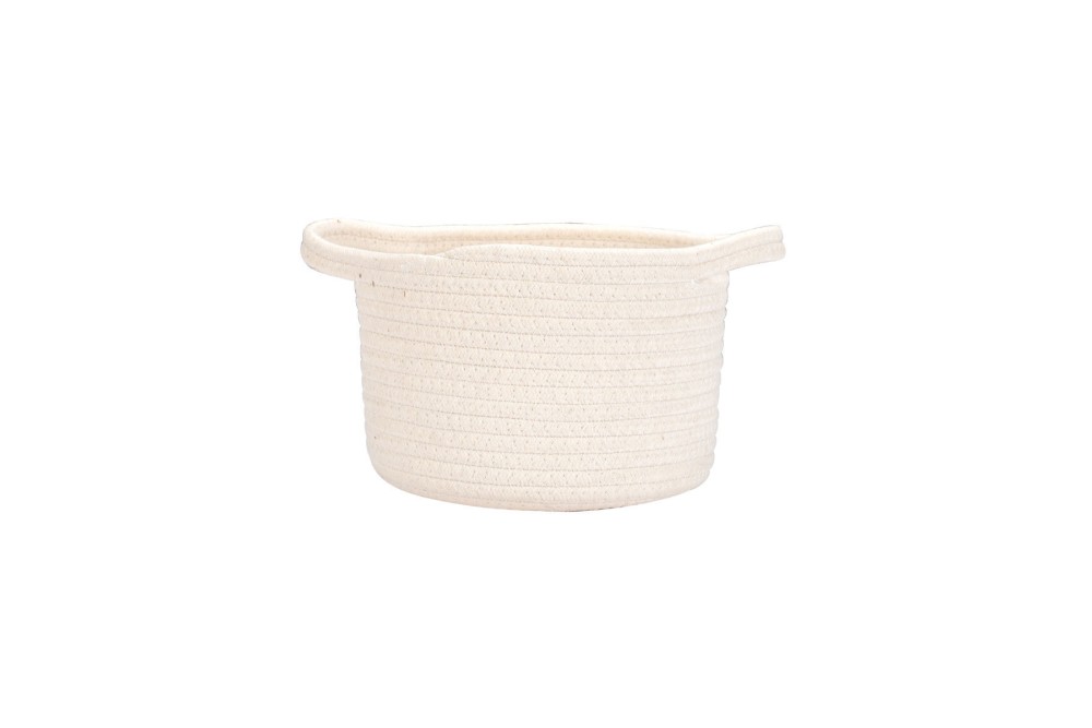 ESTIA ΚΑΛΑΘΙ ΚΡΕΜΑΣΤΟ BLANCA 20x20x15cm ΛΕΥΚΟ