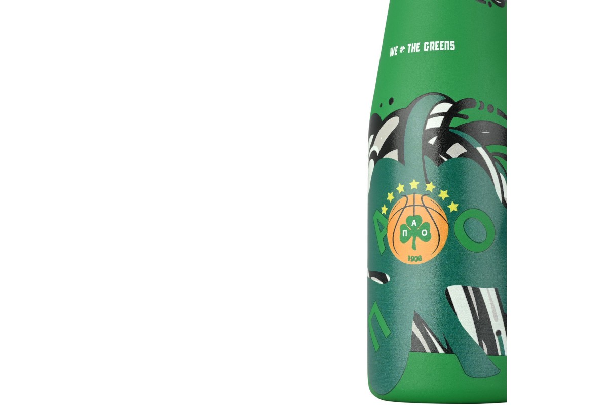 ESTIA ΘΕΡΜΟΣ TRAVEL FLASK PANATHINAIKOS BC EDITION WE THE GREENS 500ml ESTIA ΘΕΡΜΟΣ TRAVEL FLASK PANATHINAIKOS BC EDITION WE THE GREENS 500ml