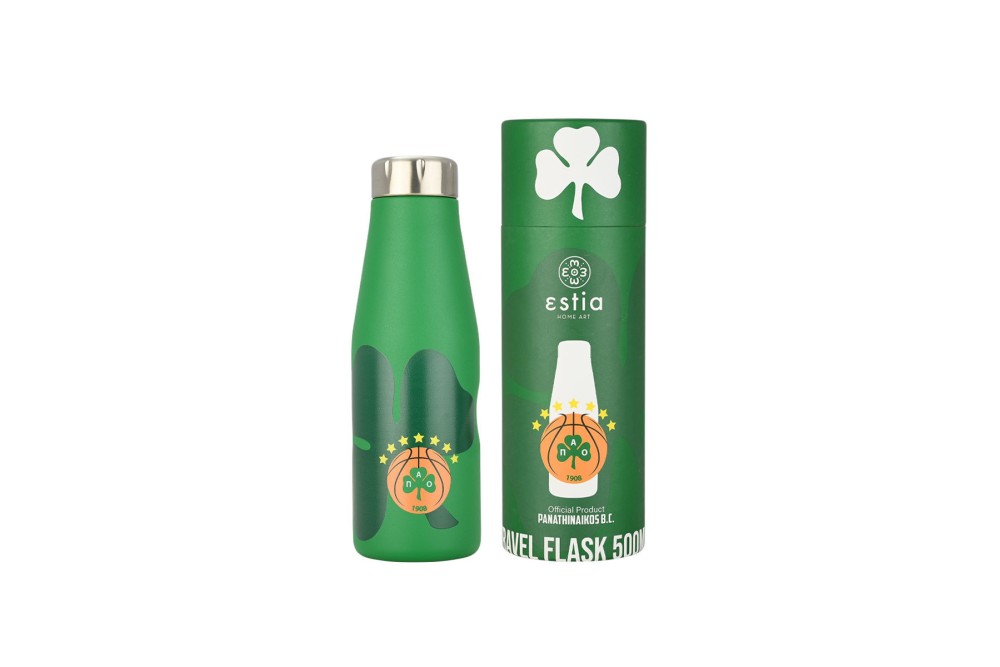 ESTIA ΘΕΡΜΟΣ TRAVEL FLASK PANATHINAIKOS BC EDITION 500ml