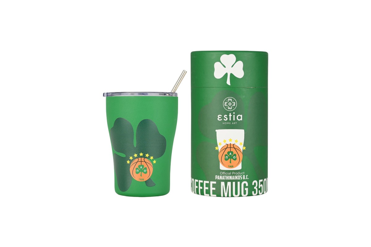 ESTIA ΘΕΡΜΟΣ COFFEE MUG PANATHINAIKOS BC EDITION 350ml