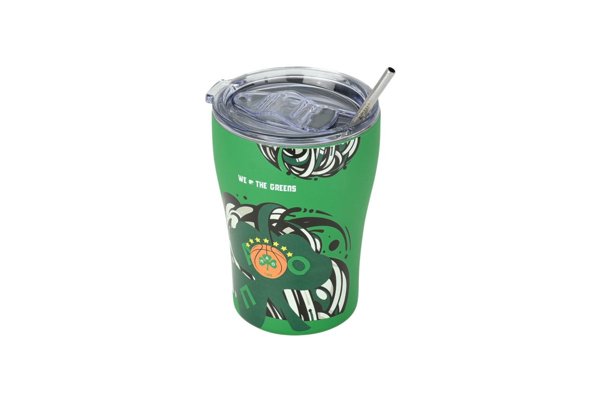 ESTIA ΘΕΡΜΟΣ COFFEE MUG PANATHINAIKOS BC EDITION WE THE GREENS 350ml