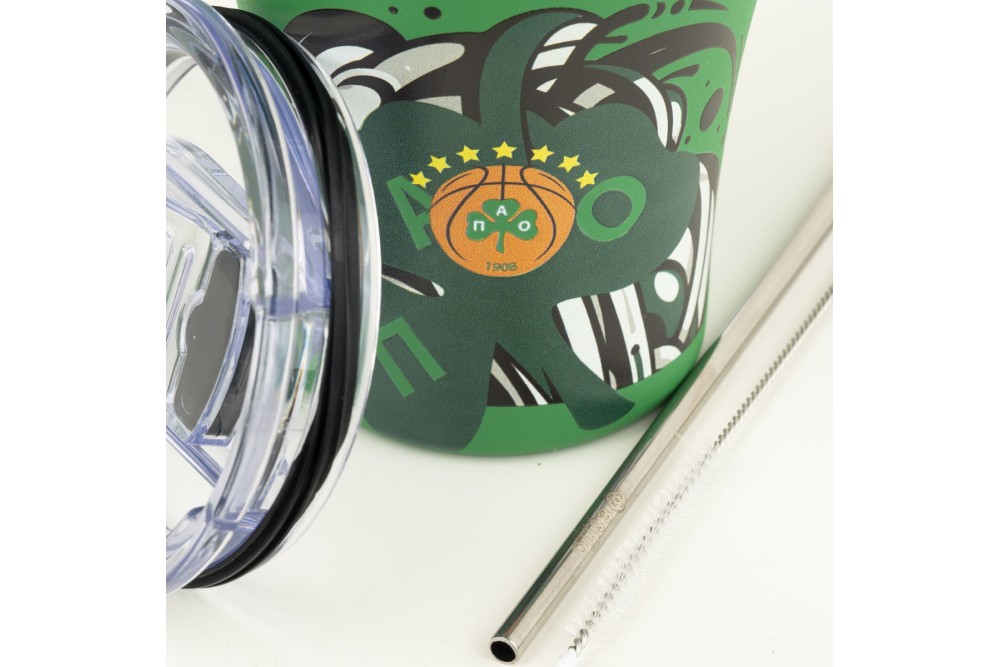 ESTIA ΘΕΡΜΟΣ COFFEE MUG PANATHINAIKOS BC EDITION WE THE GREENS 350ml