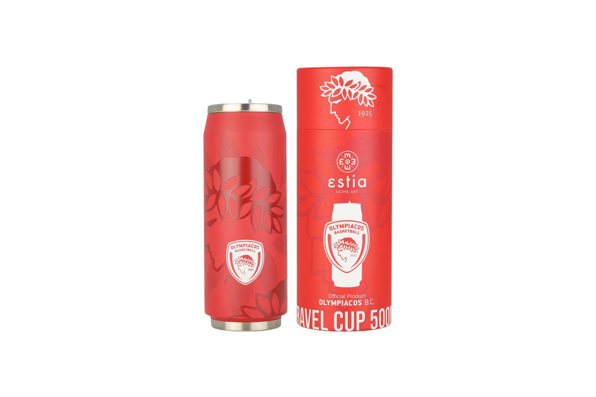 ESTIA ΘΕΡΜΟΣ TRAVEL CUP OLYMPIACOS BC EDITION 500ml