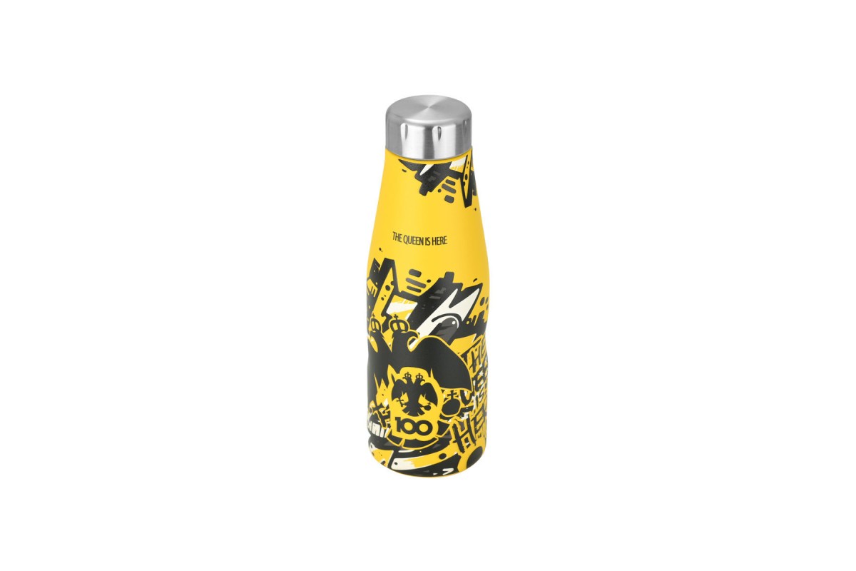 ESTIA ΘΕΡΜΟΣ TRAVEL FLASK AEK BC EDITION THE QUEEN IS HERE 500ml ESTIA ΘΕΡΜΟΣ TRAVEL FLASK AEK BC EDITION THE QUEEN IS HERE 500ml