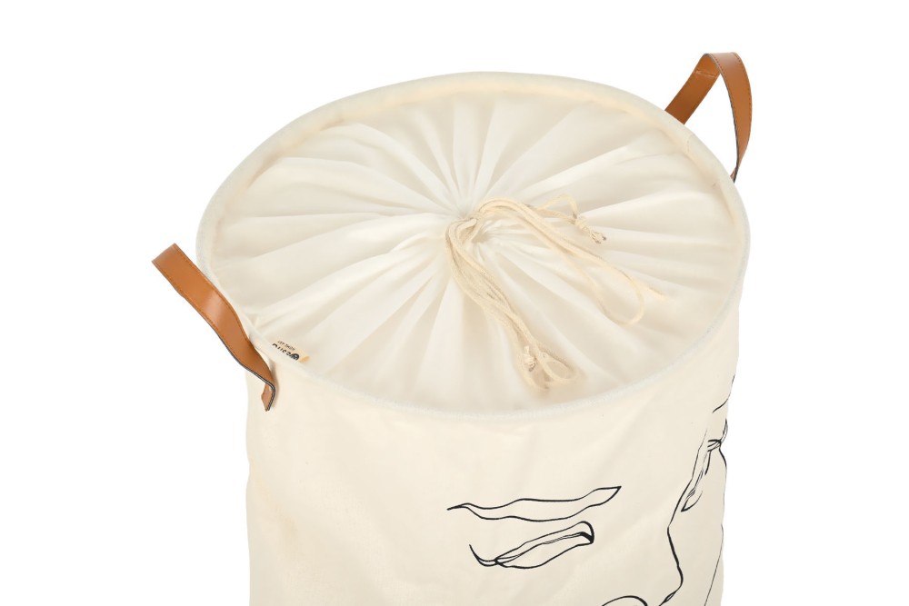 ESTIA ΚΑΛΑΘΙ ΑΠΛΥΤΩΝ LINE ART 60lt ΠΤΥΣΣΟΜΕΝΟ ΜΕ ΧΕΡΟΥΛΙΑ 40x40x50cm