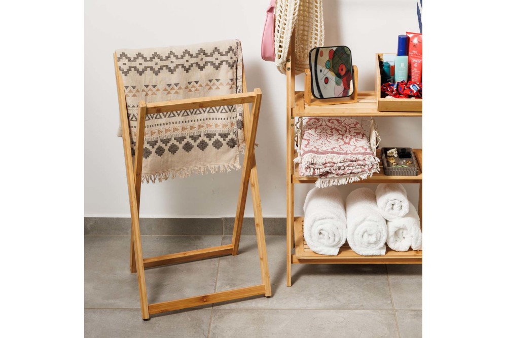 ESTIA ΚΡΕΜΑΣΤΡΑ ΠΕΤΣΕΤΑΣ ΒΑΜΒΟΟ ESSENTIALS ΕΠΙΔΑΠΕΔΙΑ ΦΥΣΙΚΟ ΧΡΩΜΑ