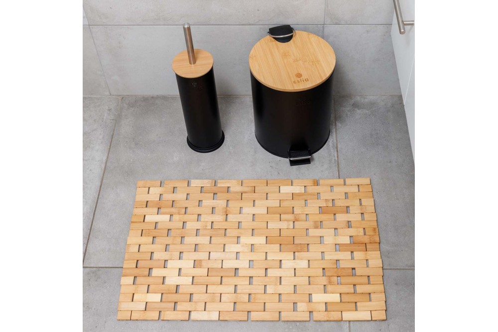 ESTIA ΤΑΠΕΤΟ ΜΠΑΝΙΟΥ ΒΑΜΒΟΟ ΑΝΤΙΟΛΙΣΘΗΤΙΚΟ 38x60cm