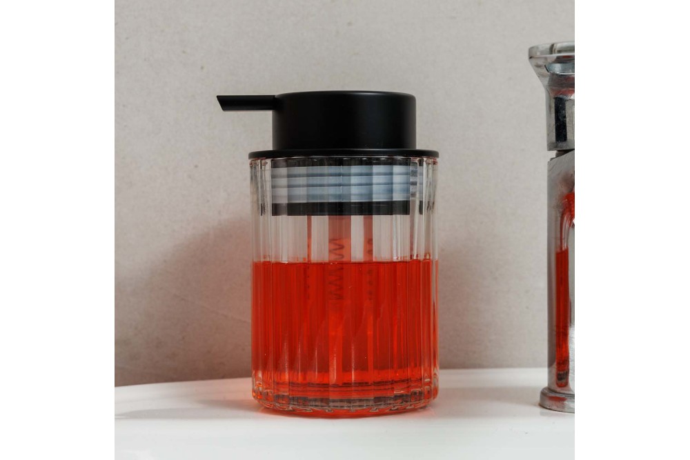 ESTIA ΑΝΤΛΙΑ ΣΑΠΟΥΝΙΟΥ ALIVIO ΓΥΑΛΙΝΗ ΑΝΑΓΛΥΦΗ 300ml 7.8x12.5cm ΔΙΑΦΑΝΗΣ