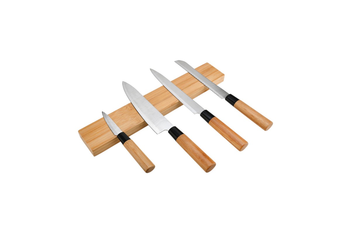 ESTIA ΜΑΓΝΗΤΙΚΗ ΒΑΣΗ BAMBOO ESSENTIALS ΓΙΑ ΕΡΓΑΛΕΙΑ ΚΟΥΖΙΝΑΣ 40x7x2.5cm