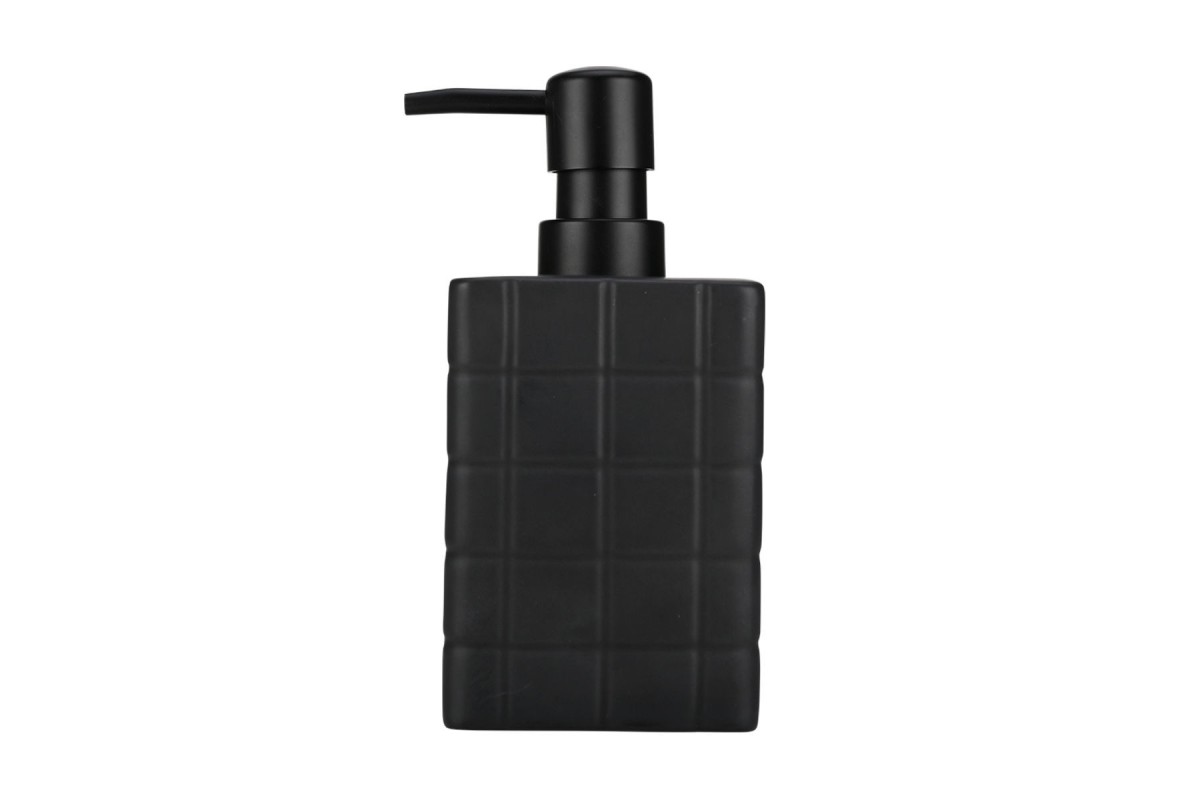 ESTIA ΑΝΤΛΙΑ ΣΑΠΟΥΝΙΟΥ TILES ΚΕΡΑΜΙΚΗ 450ml 7.5x15cm ΜΑΥΡΗ