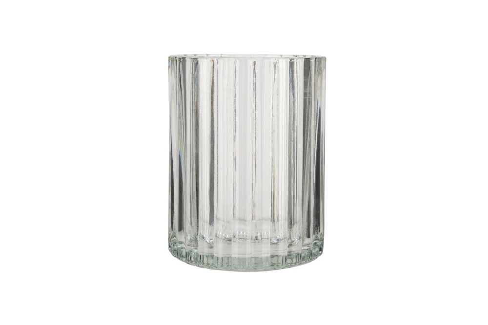 ESTIA ΠΟΤΗΡΑΚΙ ΜΠΑΝΙΟΥ ALIVIO ΓΥΑΛΙΝΟ ΑΝΑΓΛΥΦΟ 7.8x10cm ΔΙΑΦΑΝΟ