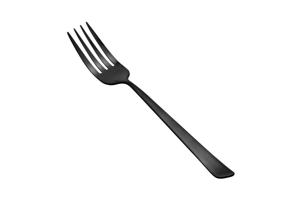 ESTIA ΠΙΡΟΥΝΙ ΦΑΓΗΤΟΥ EDGE BLACK ΑΝΟΞΕΙΔΩΤΟ ΑΤΣΑΛΙ 18/0 ΜΑΥΡΟ MAT