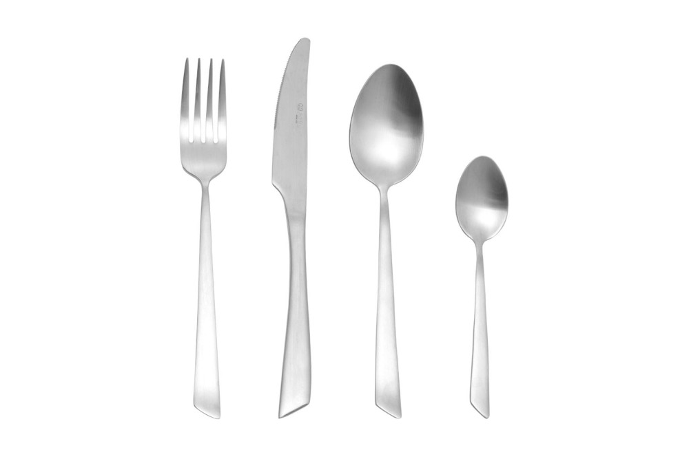 ESTIA ΣΕΤ ΜΑΧΑΙΡΟΠΙΡΟΥΝΑ EDGE SILVER ΑΝΟΞΕΙΔΩΤΟ ΑΤΣΑΛΙ 18/0 MAT 24 ΤΕΜ.