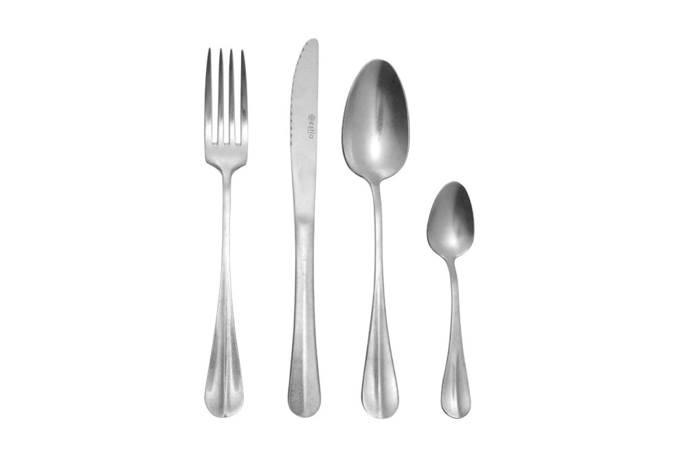 ESTIA ΣΕΤ ΜΑΧΑΙΡΟΠΙΡΟΥΝΑ GRACE CLASSIC ΑΝΟΞΕΙΔΩΤΟ ΑΤΣΑΛΙ 18/0 24 ΤΕΜ.