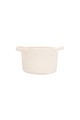 ESTIA ΚΑΛΑΘΙ ΚΡΕΜΑΣΤΟ BLANCA 18x18x13cm ΛΕΥΚΟ