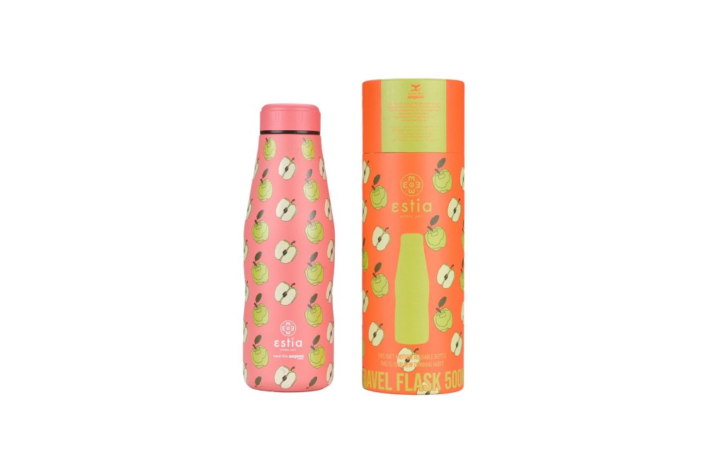 ESTIA ΘΕΡΜΟΣ TRAVEL FLASK SAVE THE AEGEAN 500ml APPLE ODYSSEY