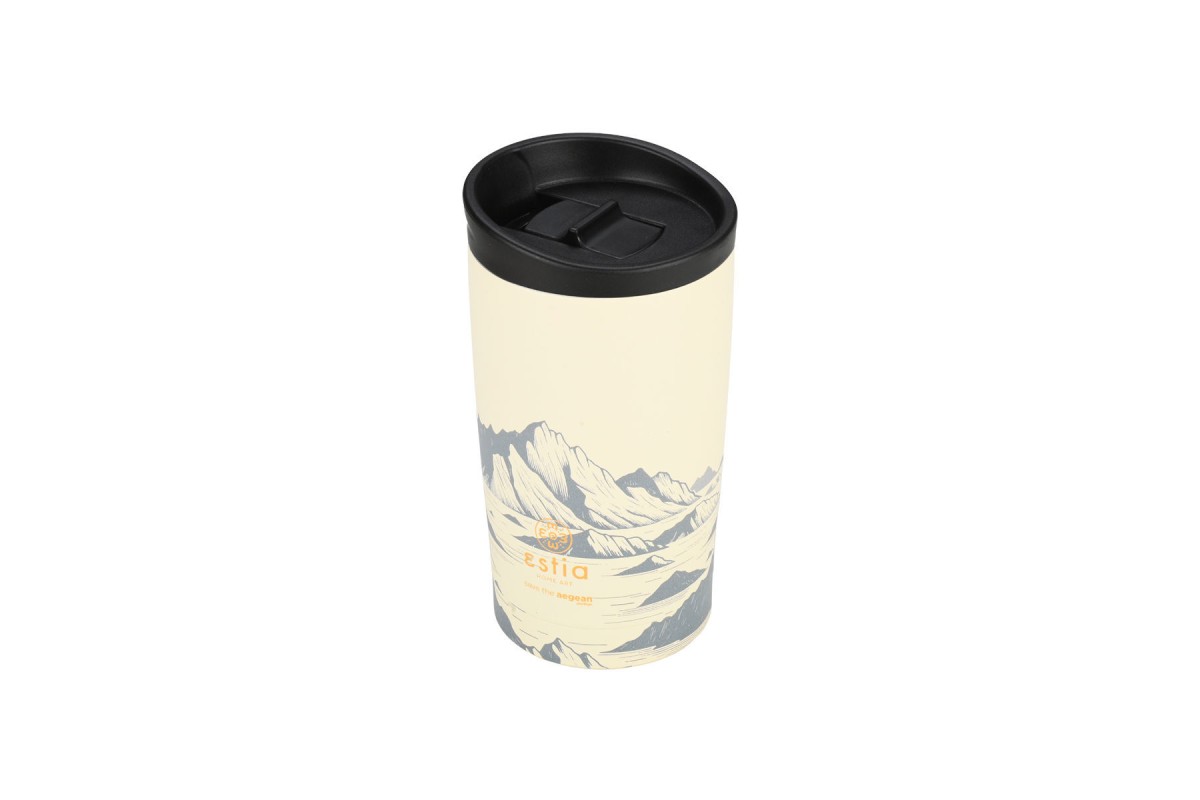 ESTIA ΘΕΡΜΟΣ TRAVEL MUG SAVE THE AEGEAN 350ml ALPINE ESSENCE