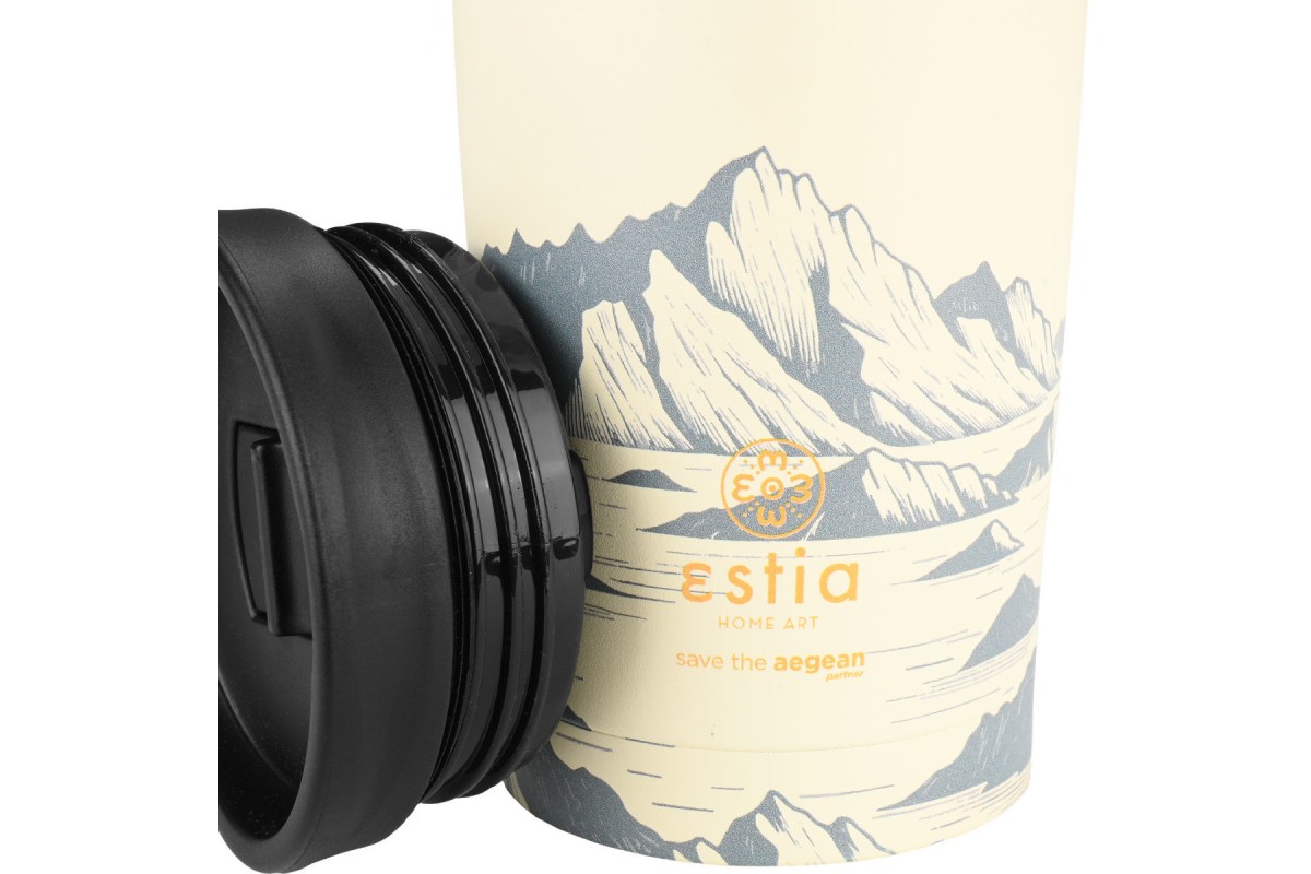 ESTIA ΘΕΡΜΟΣ TRAVEL MUG SAVE THE AEGEAN 350ml ALPINE ESSENCE