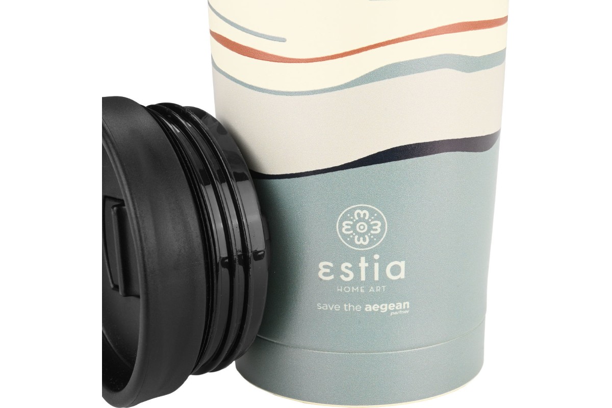 ESTIA ΘΕΡΜΟΣ TRAVEL MUG SAVE THE AEGEAN 350ml ECOZEN HORIZON