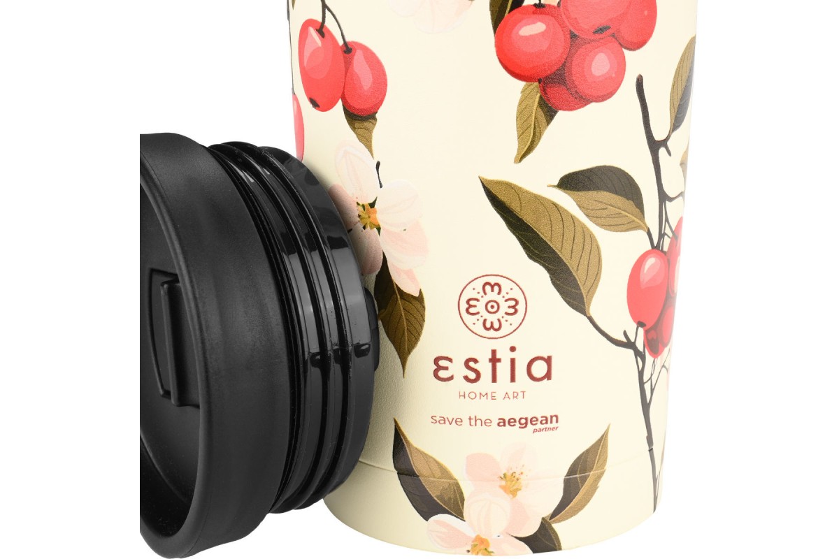 ESTIA ΘΕΡΜΟΣ TRAVEL MUG SAVE THE AEGEAN 350ml SAKURA WHISPER