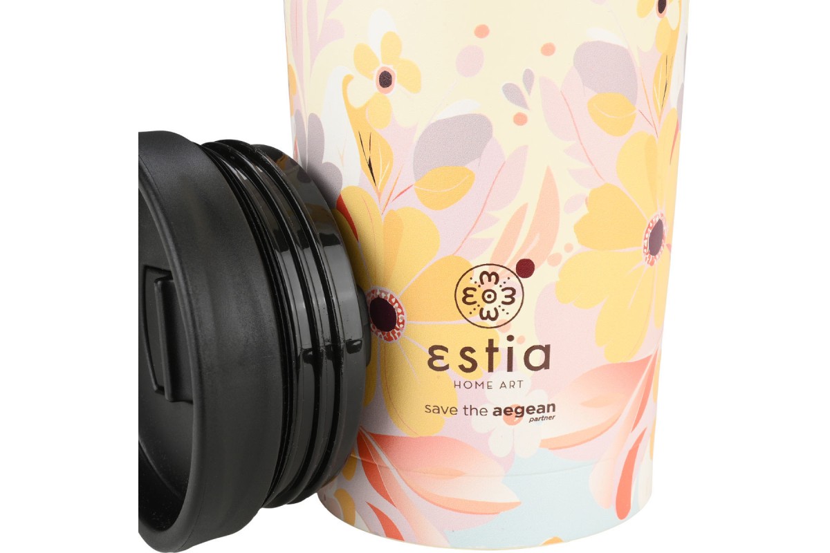 ESTIA ΘΕΡΜΟΣ TRAVEL MUG SAVE THE AEGEAN 350ml SPRING SONATA