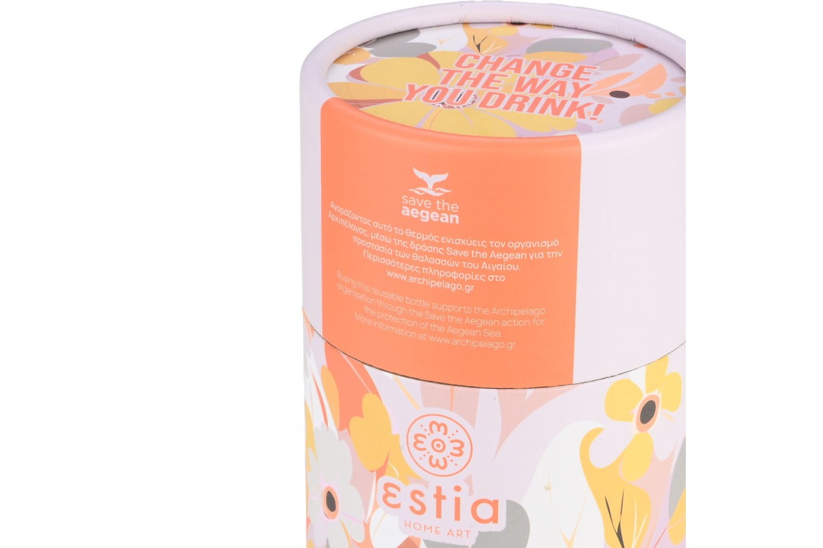 ESTIA ΘΕΡΜΟΣ TRAVEL MUG SAVE THE AEGEAN 350ml SPRING SONATA