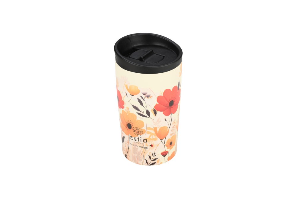 ESTIA ΘΕΡΜΟΣ TRAVEL MUG SAVE THE AEGEAN 350ml SUMMER REVERIE