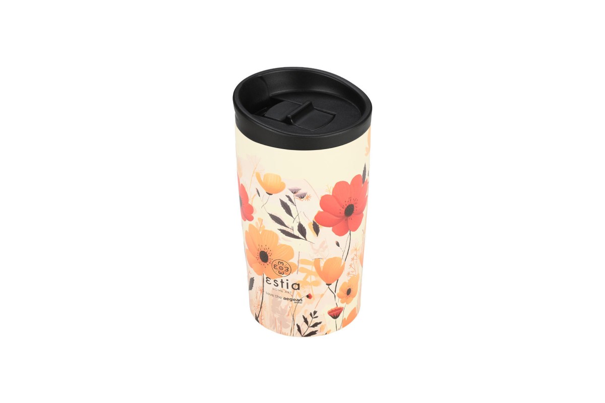 ESTIA ΘΕΡΜΟΣ TRAVEL MUG SAVE THE AEGEAN 350ml SUMMER REVERIE