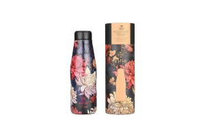 ESTIA ΘΕΡΜΟΣ TRAVEL FLASK SAVE THE AEGEAN 500ml MIDNIGHT BLOSSOM