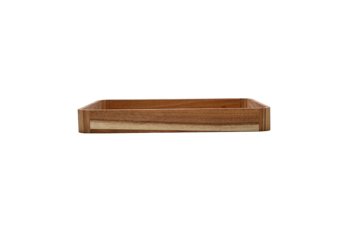 ESTIA ΔΙΣΚΟΣ ΣΕΡΒΙΡΙΣΜΑΤΟΣ ALLURE ΟΡΘΟΓΩΝΙΟΣ 42x32x5cm ΜΕ ΛΑΒΕΣ ΜΕΤΑΦΟΡΑΣ