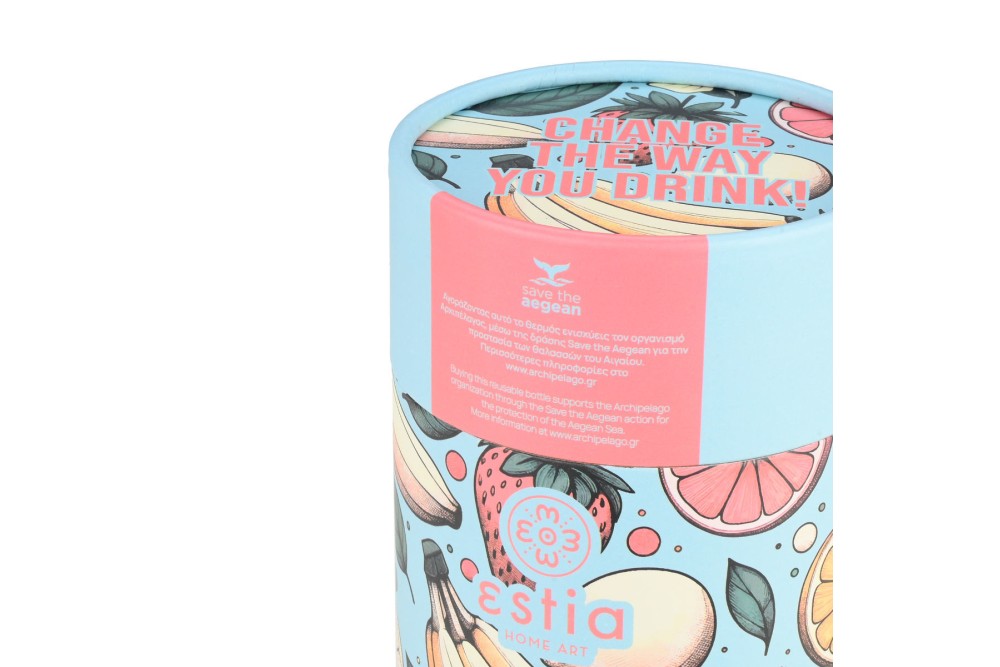 ESTIA ΘΕΡΜΟΣ COFFEE MUG SAVE THE AEGEAN 350ml SUBDUED HARVEST