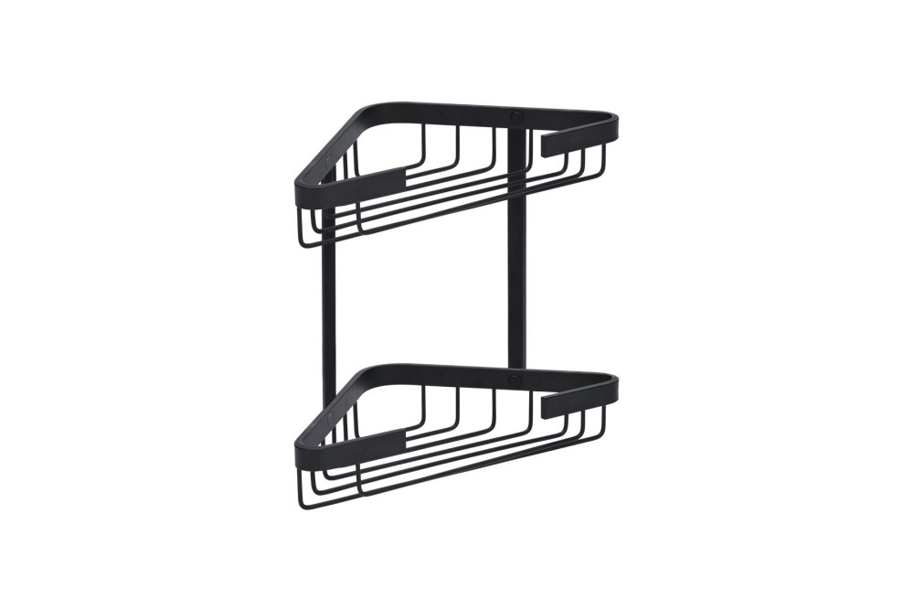 ESTIA ΕΤΑΖΕΡΑ ΑΛΟΥΜΙΝΙΟΥ STANCE ΜΕ AYTOKOΛΛΗΤΟ ΔΙΠΛΗΣ ΟΨΗΣ ΓΩΝΙΑΚΗ 2 ΘΕΣΕΩΝ 25x17x28.5cm ΜΑΥΡΗ