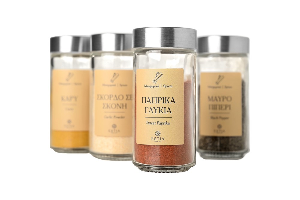 ESTIA ΕΤΙΚΕΤΕΣ ΓΙΑ ΔΟΧΕΙΑ ΑΠΟΘΗΚΕΥΣΗΣ ΦΑΓΗΤΟΥ 3.6x5cm