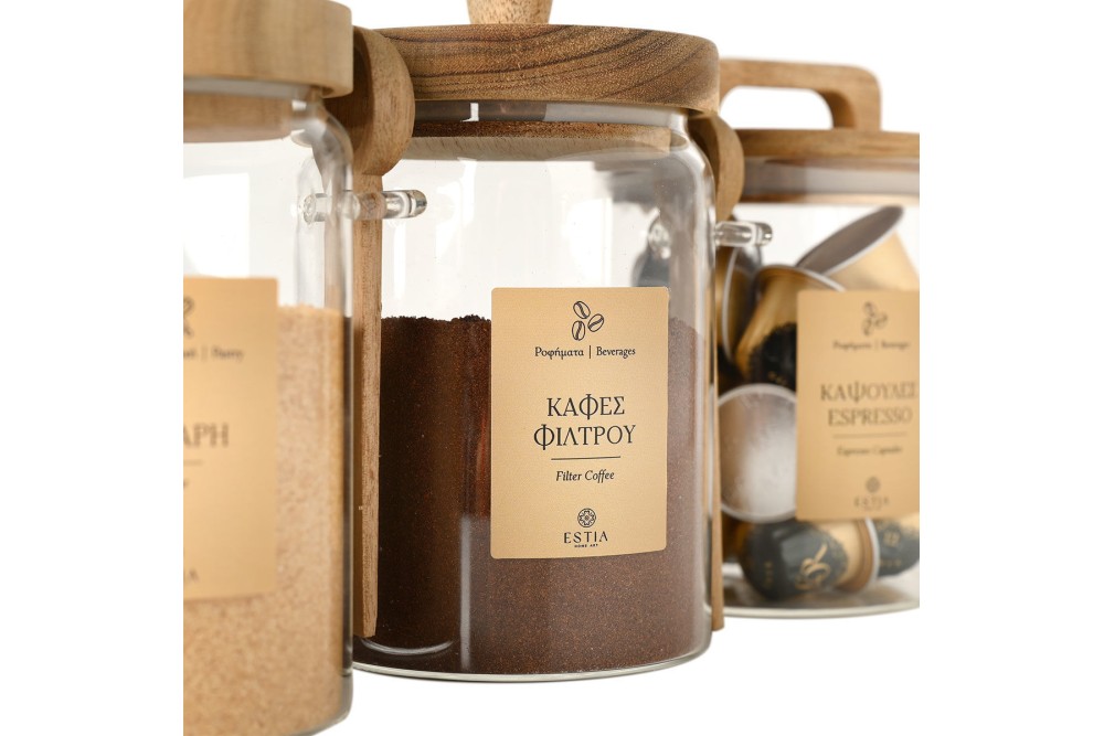 ESTIA ΕΤΙΚΕΤΕΣ ΓΙΑ ΔΟΧΕΙΑ ΑΠΟΘΗΚΕΥΣΗΣ ΦΑΓΗΤΟΥ 4.4x6cm