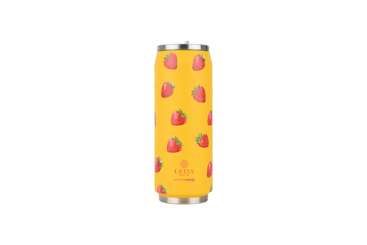 ESTIA ΘΕΡΜΟΣ TRAVEL CUP SAVE THE AEGEAN 500ml BERRY BRIGHT