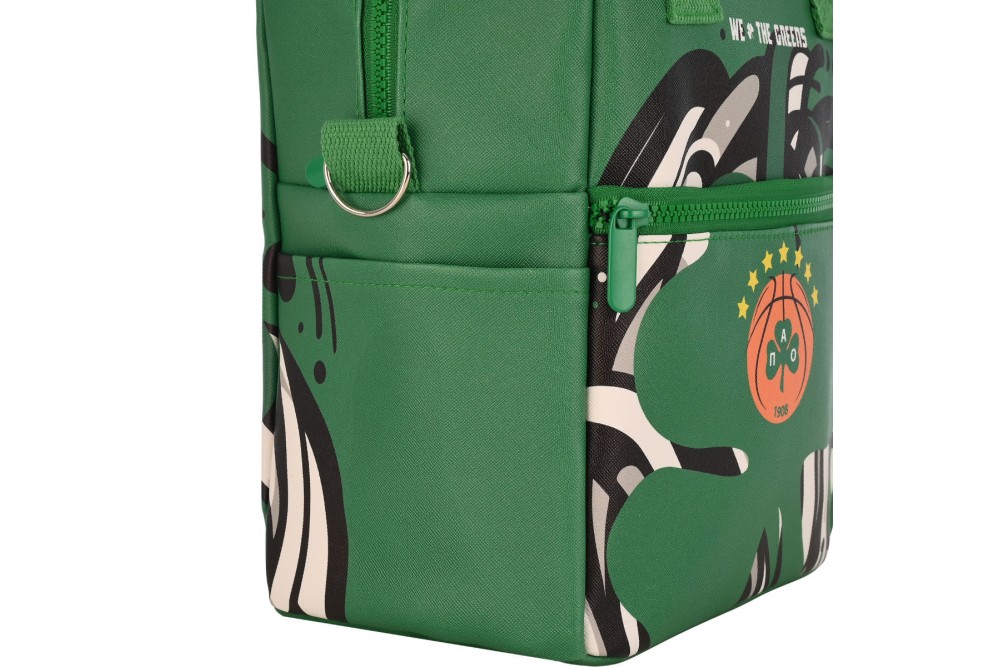 ESTIA ΤΣΑΝΤΑ ΦΑΓΗΤΟΥ ΙΣΟΘΕΡΜΙΚΗ 7lt PANATHINAIKOS BC EDITION WE THE GREENS