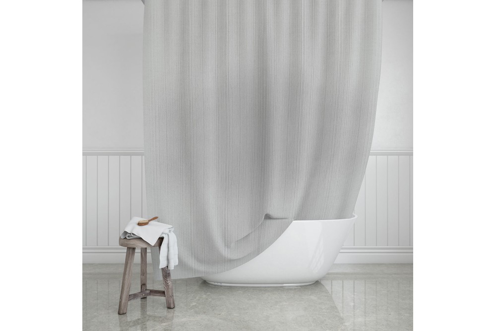 ESTIA ΚΟΥΡΤΙΝΑ ΜΠΑΝΙΟΥ ΑΔΙΑΒΡΟΧΗ ETHEREA ΠΟΛΥΕΣΤΕΡΙΚΗ 180x200cm MIST