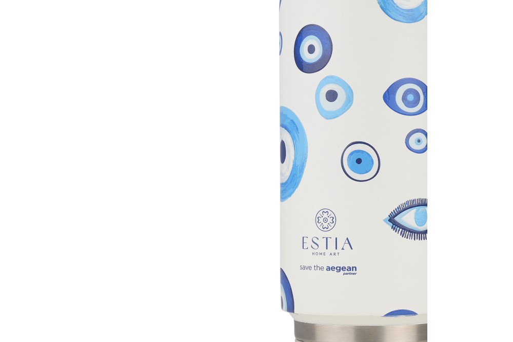 ESTIA ΘΕΡΜΟΣ TRAVEL CUP SAVE THE AEGEAN 500ml SPIRIT OF LUCK
